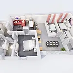 Apartmán Three Bedroom Big Kitchen Selfcheckin Street Parking