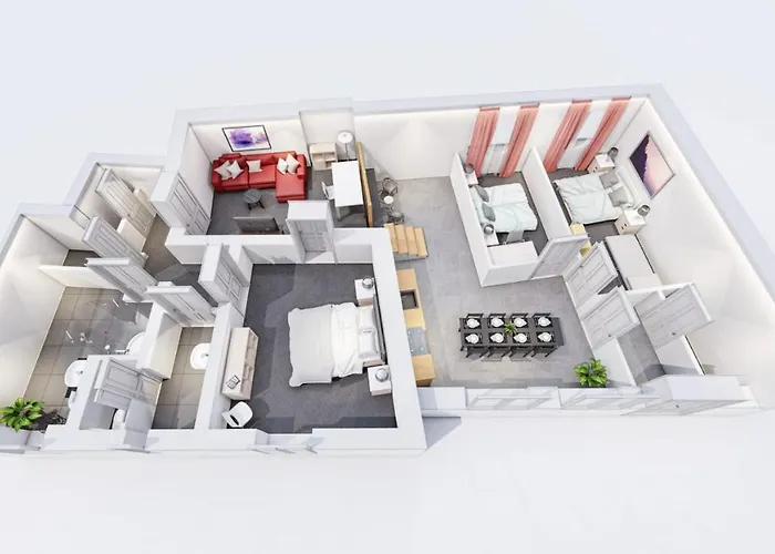 Apartment Three Bedroom Big Kitchen Selfcheckin Street Parking